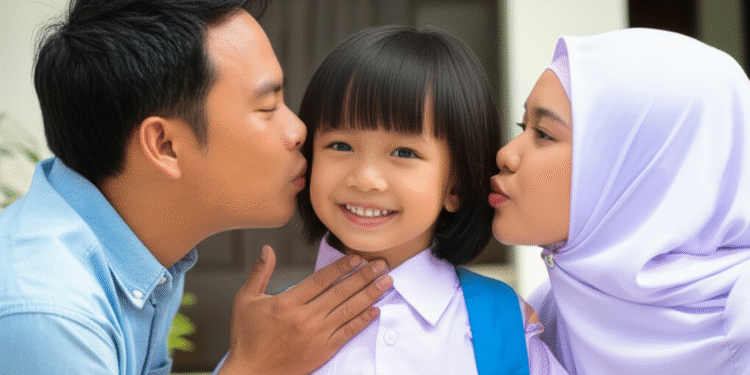 GERAKAN MENCIUM ANAK SEBELUM BERSEKOLAH